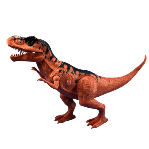 T REX roaring sounds flashing eyes tyrannosaurus VGUC - Picture 1 of 6
